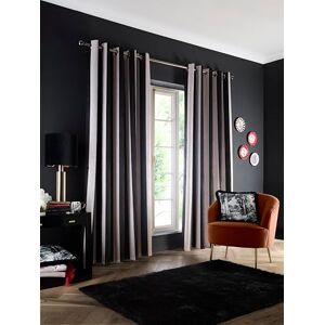 Laurence Llewelyn-Bowen Eyelet Curtains, Living Room, 229 x 229 cm, Black, 100% Recycled Polyester, Blackout, Thermal Insulated, Velvet, Striped Laurence Llewelyn-Bowen Eyelet Curtains, Living Room, 229 x 229 cm, Black, 100% Recycled Polyester, Blackout, Thermal Insulated, Velvet, Striped