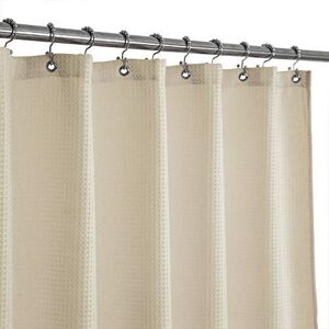 Barossa Design Stall Fabric Weave Waffle Shower Curtain 36 x 72 inch, Spa, Hotel Luxury Spa, 230 GSM Heavy Duty, Water Repellent, Washable, Cream, 36x72 Barossa Design Stall Fabric Weave Waffle Shower Curtain 36 x 72 inch, Spa, Hotel Luxury Spa, 230 GSM Heavy Duty, Water Repellent, Washable, Cream, 36x72