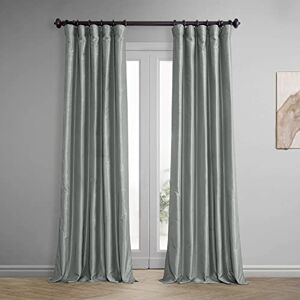 HPD Half Price Drapes Faux Silk Blackout Curtains 108 Inches Long for Bedroom & Living Room Vintage Textured Blackout Curtain (1 Panel), 50W x 108L, Silver HPD Half Price Drapes Faux Silk Blackout Curtains 108 Inches Long for Bedroom & Living Room Vintage Textured Blackout Curtain (1 Panel), 50W x 108L, Silver