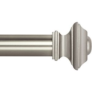 Ivilon Drapery Treatment Window Curtain Rod Square Design 1 1/8 Rod. 28 to 48 Inch. Satin Nickel Ivilon Drapery Treatment Window Curtain Rod Square Design 1 1/8 Rod. 28 to 48 Inch. Satin Nickel