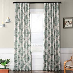 HPD Half Price Drapes BOCH-KC27D-108 Blackout Room Darkening Curtain (1 Panel), 50 X 108, Henna Clover HPD Half Price Drapes BOCH-KC27D-108 Blackout Room Darkening Curtain (1 Panel), 50 X 108, Henna Clover