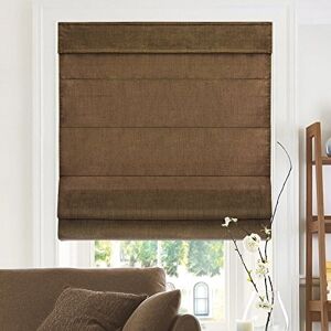 Chicology Roman Shades for Windows, Window Treatments, Roman Shades, Roman Window Shades, Room Darkening Shades, Window Shades, 31"W X 64"H, Belgian Chocolate (Privacy & Light Filtering) Chicology Roman Shades for Windows, Window Treatments, Roman Shades, Roman Window Shades, Room Darkening Shades, Window Shades, 31"W X 64"H, Belgian Chocolate (Privacy & Light Filtering)