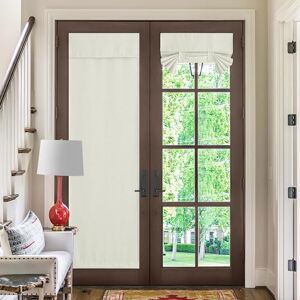 NICETOWN Faux Linen French Door Curtains, Privacy Window Curtains Panel for Living Room, Door Window Covering for Bedroom, W30 x L72 Inch, 1 Panel, Natural NICETOWN Faux Linen French Door Curtains, Privacy Window Curtains Panel for Living Room, Door Window Covering for Bedroom, W30 x L72 Inch, 1 Panel, Natural