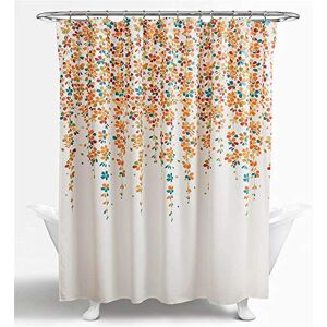 Lush Decor Weeping Flower Shower Curtain, 72" x 72", Turquoise Lush Decor Weeping Flower Shower Curtain, 72" x 72", Turquoise