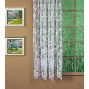 Today's Curtain Floral Vine Lace Panel 63", White, 60W x 63L Today's Curtain Floral Vine Lace Panel 63", White, 60W x 63L