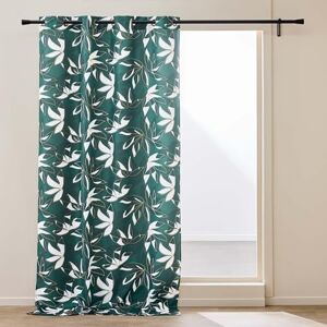 Douceur d'Intérieur , ELSA Eyelet Curtain 140 x 260 cm Polyester Metallic Printed Douceur d'Intérieur , ELSA Eyelet Curtain 140 x 260 cm Polyester Metallic Printed