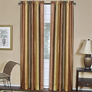 ACHIM Ombre Panel Light Filtering Semi-Sheer Window Curtain 84 Inch Length, 50 Inch Width Autumn- Light Filtering Soft Polyester Drapes for Bedroom Living & Dining Room by Home Decor(Pack of 1) ACHIM Ombre Panel Light Filtering Semi-Sheer Window Curtain 84 Inch Length, 50 Inch Width Autumn- Light Filtering Soft Polyester Drapes for Bedroom Living & Dining Room by Home Decor(Pack of 1)
