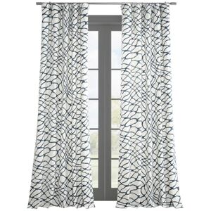 HPD Half Price Drapes Geometric Abstract Printed Curtains 96 Inches Long Luxury Cotton Curtains (1 Panel) Room Darkening Window Curtains for Bedroom & Living Room, 50W x 96L, Ellis Blue Abstract HPD Half Price Drapes Geometric Abstract Printed Curtains 96 Inches Long Luxury Cotton Curtains (1 Panel) Room Darkening Window Curtains for Bedroom & Living Room, 50W x 96L, Ellis Blue Abstract