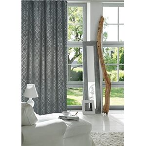 Elbersdrucke Finished Decoration, Polyester, Anthracite, Silver, 255 x 140 cm Elbersdrucke Finished Decoration, Polyester, Anthracite, Silver, 255 x 140 cm