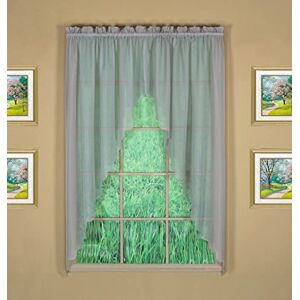 Today's Curtain Emelia Original Voile Swagger Pair 63", Grey, 90" W x 63" L Today's Curtain Emelia Original Voile Swagger Pair 63", Grey, 90" W x 63" L