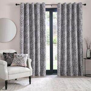 Laurence Llewelyn-Bowen Black & Natural Floral Curtains W66 x L90" (168 x 229cm) Blackout Curtains Thermal Insulated Mandala Bohemian Curtains 0 Curtains and Drapes for Living Room & Bedroom Laurence Llewelyn-Bowen Black & Natural Floral Curtains W66 x L90" (168 x 229cm) Blackout Curtains Thermal Insulated Mandala Bohemian Curtains 0 Curtains and Drapes for Living Room & Bedroom