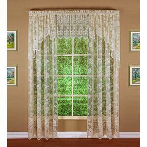 Today's Curtain Floral Vine Lace Panel 72", Ivory, 60W x 72L Today's Curtain Floral Vine Lace Panel 72", Ivory, 60W x 72L