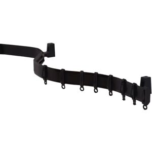 Gardinia Flexline curtain rail 350 cm black 350 Gardinia Flexline curtain rail 350 cm black 350