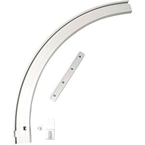 Gardinia Round Arch for Aluminium Curtain Rail 1-Track Left White 20 x 20 cm Gardinia Round Arch for Aluminium Curtain Rail 1-Track Left White 20 x 20 cm