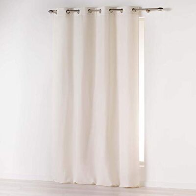 Douceur d'Intérieur Microfiber Curtain - Natural - 140 x 260 cm - Curtain Douceur d'Intérieur Microfiber Curtain - Natural - 140 x 260 cm - Curtain