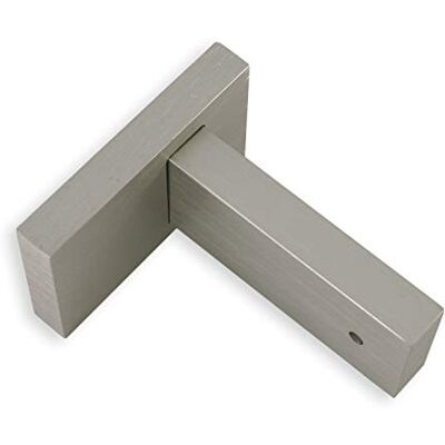 Luxor Brushed Steel Wall Support - 12759 - Heavy-duty wall bracket for Luxor curtain rod Luxor Brushed Steel Wall Support - 12759 - Heavy-duty wall bracket for Luxor curtain rod