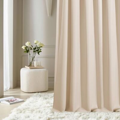 MyBestHome ZODIAC Krémová Curtain - French Window Size MyBestHome ZODIAC Krémová Curtain - French Window Size