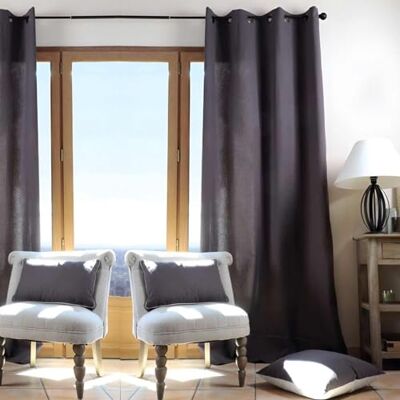 Stof Lovely Casa R61490005 Duo Blackout Curtain Plain Cotton 240 x 135 cm Grey Stof Lovely Casa R61490005 Duo Blackout Curtain Plain Cotton 240 x 135 cm Grey