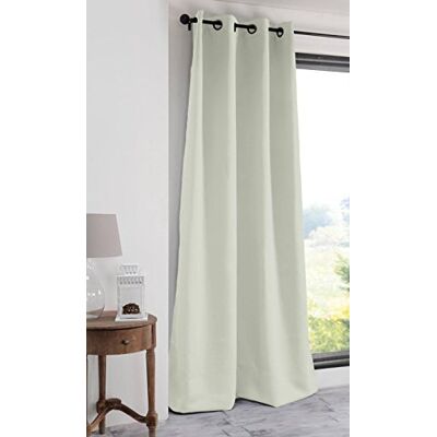 Stof LOVELY CASA Notte Blackout Curtain Polyester, polyester, off-white, 250x135 cm Stof LOVELY CASA Notte Blackout Curtain Polyester, polyester, off-white, 250x135 cm