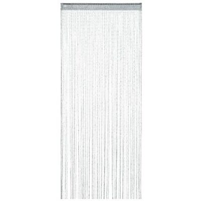 Relaxdays Silver Thread Curtain, Adjustable, 90x245 cm - Curtain Relaxdays Silver Thread Curtain, Adjustable, 90x245 cm - Curtain