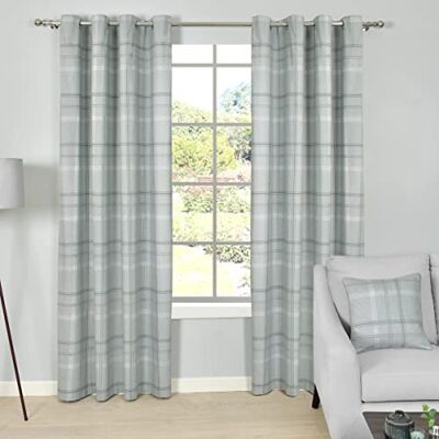 Sleepdown Green Grommet Bedroom & Living Room Curtains - 90" x 90" Sleepdown Green Grommet Bedroom & Living Room Curtains - 90" x 90"