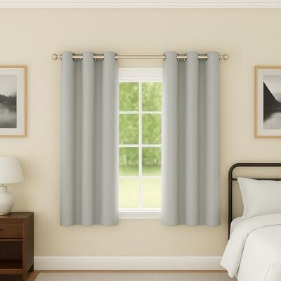 Enhanced Living - Nightfall - Grey - 117x137 - Curtains Enhanced Living - Nightfall - Grey - 117x137 - Curtains