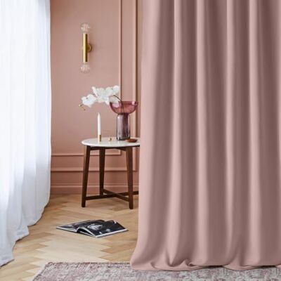 Room99 Blackout Curtain - Powder Pink 140X260 - Bedroom & Salon Room99 Blackout Curtain - Powder Pink 140X260 - Bedroom & Salon