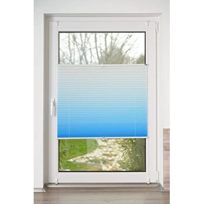 K-HOME Gradient Blinds - 210cm - Blue - Child & Sun Protection K-HOME Gradient Blinds - 210cm - Blue - Child & Sun Protection