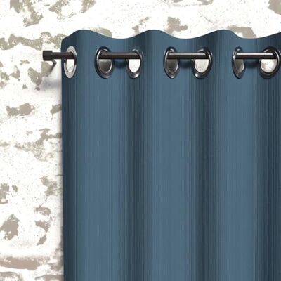 Soleil d'Ocre Blue Boheme Curtain - Light-blocking, 135x180cm Soleil d'Ocre Blue Boheme Curtain - Light-blocking, 135x180cm