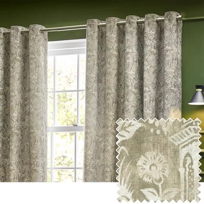 Bengal Chenille Ready Made Eyelet Curtains - Curtains Bengal Chenille Ready Made Eyelet Curtains - Curtains