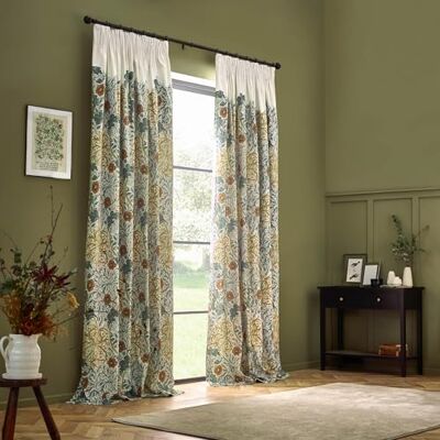 William Morris Morris & Co. - Seaweed - Velvet - Pencil Pleat - Curtains William Morris Morris & Co. - Seaweed - Velvet - Pencil Pleat - Curtains