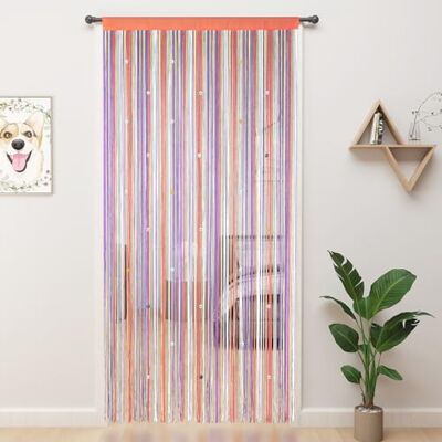 YIIBAII Beaded Curtain Beaded Curtains for Doorways Crystals Suitable for Interior Hanging Decoration and Partitions Closet Curtains (Rainbow, 39"x110") YIIBAII Beaded Curtain Beaded Curtains for Doorways Crystals Suitable for Interior Hanging Decoration and Partitions Closet Curtains (Rainbow, 39"x110")