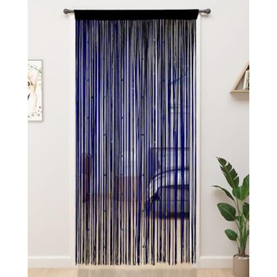 YIIBAII Beaded Curtain Beaded Curtains for Doorways Crystals Suitable for Interior Hanging Decoration and Partitions Closet Curtains (Starry Blue, 39"x110") YIIBAII Beaded Curtain Beaded Curtains for Doorways Crystals Suitable for Interior Hanging Decoration and Partitions Closet Curtains (Starry Blue, 39"x110")