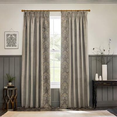 William Morris Strawberry Thief Velvet Curtains - Curtains William Morris Strawberry Thief Velvet Curtains - Curtains