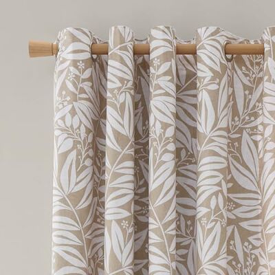 Catherine Lansfield Sorrel Leaf Reversible Curtains - Bedroom Decor Catherine Lansfield Sorrel Leaf Reversible Curtains - Bedroom Decor