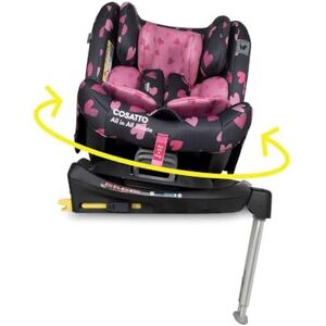 Cosatto All in All Rotate 360° Swivel Spin Car Seat Group 0+123, 0-36 kg, 0-12years, ISOFIX, ERF, Anti-Escape (Charcoal Lighthearted) Cosatto All in All Rotate 360° Swivel Spin Car Seat Group 0+123, 0-36 kg, 0-12years, ISOFIX, ERF, Anti-Escape (Charcoal Lighthearted)