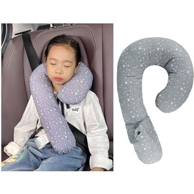 XINCHIA Kids Travel Neck Pillow Car Seat Belt Cover Pad Children Soft U-shape Head Neck Support Pillow Car Seat Safety Shoulder Strap Cushion Shoulder Protector Sleeping Headrest Car Accessories for Boy Girl XINCHIA Kids Travel Neck Pillow Car Seat Belt Cover Pad Children Soft U-shape Head Neck Support Pillow Car Seat Safety Shoulder Strap Cushion Shoulder Protector Sleeping Headrest Car Accessories for Boy Girl
