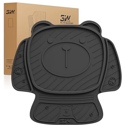 3W Child Seat Protector, Odorless All Weather Thoex™ Premium Cushion for Children Safety Seat, Cute Bear Shape, Waterproof Anti-Slip, Easy Cleaning, Durable Car Accessories 3W Child Seat Protector, Odorless All Weather Thoex™ Premium Cushion for Children Safety Seat, Cute Bear Shape, Waterproof Anti-Slip, Easy Cleaning, Durable Car Accessories