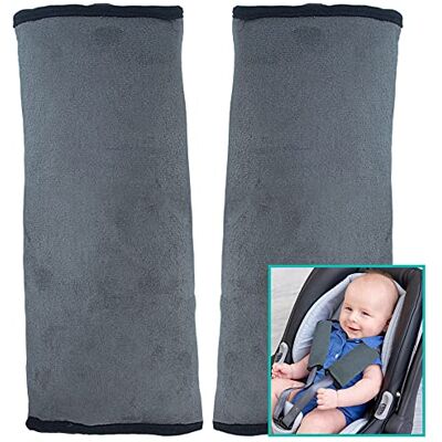 Bebe Style Baby Seat Belt Pads Cover, Car Safety Seatbelt Straps, Soft & Comfortable Shoulder Strap Pad for Toddlers & Kids, Fits Cars and Strollers, 2-Pack Bebe Style Baby Seat Belt Pads Cover, Car Safety Seatbelt Straps, Soft & Comfortable Shoulder Strap Pad for Toddlers & Kids, Fits Cars and Strollers, 2-Pack
