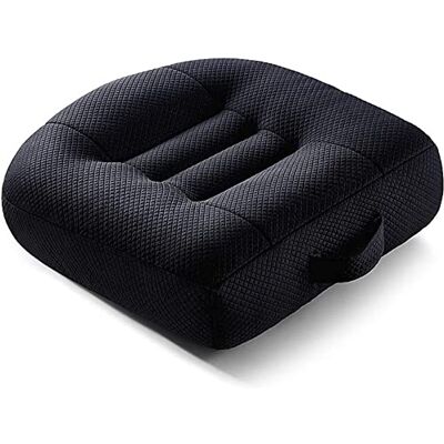 UVCMDUI Car Booster Seat Adult, Portable Booster Cushion Car Seat, Thicken Adult Car Booster Seat for Car Office Home, Effectively Increase the Field of View By 12cm/ 4.7in,Black UVCMDUI Car Booster Seat Adult, Portable Booster Cushion Car Seat, Thicken Adult Car Booster Seat for Car Office Home, Effectively Increase the Field of View By 12cm/ 4.7in,Black