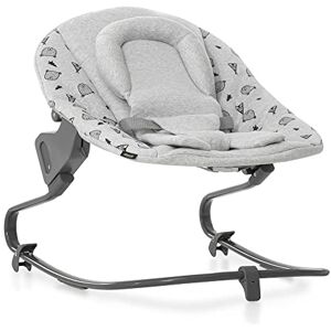 hauck Alpha Bouncer Premium, Nordic Grey Baby Seat for Alpha+ Wooden Highchair with 3-Point Hip Harness, Bouncing Frame & Seat Reducer, from Birth up to 9 kg hauck Alpha Bouncer Premium, Nordic Grey Baby Seat for Alpha+ Wooden Highchair with 3-Point Hip Harness, Bouncing Frame & Seat Reducer, from Birth up to 9 kg