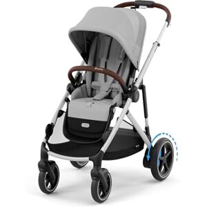 Cybex Gold e-Gazelle S Stroller, from Birth to Approx. 4 Years, max. 22 kg (Single Mode) / 2X 22 kg (Duo Mode), All-in-1 System with e-Drive and 20+ configurations, Stone Grey Cybex Gold e-Gazelle S Stroller, from Birth to Approx. 4 Years, max. 22 kg (Single Mode) / 2X 22 kg (Duo Mode), All-in-1 System with e-Drive and 20+ configurations, Stone Grey