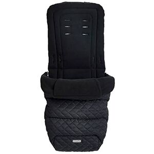 Cosatto Universal Footmuff – Cosy Toes, All Season Luxury Quilted Pram, Pushchair, Stroller Liner Liner, Washable, with Kangaroo Pouch for Hands (Black Silhouette) Cosatto Universal Footmuff – Cosy Toes, All Season Luxury Quilted Pram, Pushchair, Stroller Liner Liner, Washable, with Kangaroo Pouch for Hands (Black Silhouette)