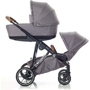mee-go UNO+ 2-in-1 Pushchair & Carrycot, Single to Double Convertible Stroller, All-Terrain Wheels, Compact Fold, Newborn Carrycot & Reversible Toddler Seat, with Raincover, Insect Net & Cup Holder mee-go UNO+ 2-in-1 Pushchair & Carrycot, Single to Double Convertible Stroller, All-Terrain Wheels, Compact Fold, Newborn Carrycot & Reversible Toddler Seat, with Raincover, Insect Net & Cup Holder