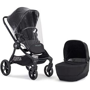 BABY JOGGER City Sights Compact Reversible Stroller, Carrycot & Weather Shield Belly Bar Included Foldable & Lightweight Rich Black BABY JOGGER City Sights Compact Reversible Stroller, Carrycot & Weather Shield Belly Bar Included Foldable & Lightweight Rich Black