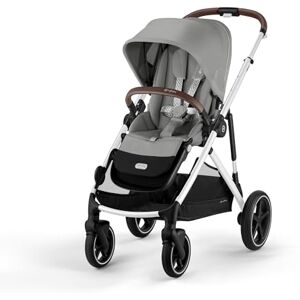 Cybex Gold Gazelle S Stroller, from Birth to Approx. 4 Years, max. 22 kg (Single Mode) / 2X 22 kg (Duo Mode), All-in-1 System with 20+ configurations, Stone Grey Cybex Gold Gazelle S Stroller, from Birth to Approx. 4 Years, max. 22 kg (Single Mode) / 2X 22 kg (Duo Mode), All-in-1 System with 20+ configurations, Stone Grey