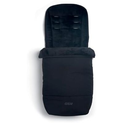 Mamas & Papas Black Libro Stroller Footmuff - Lightweight All-Season Mamas & Papas Black Libro Stroller Footmuff - Lightweight All-Season