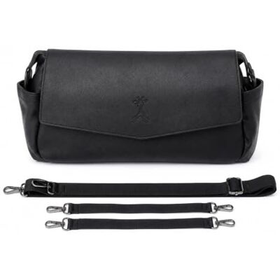 GIGIL Ebba Buggy Organiser, Vegan Leather Pram Bag with Shoulder Strap Water-resistant, 8 Pockets, 2 Insulated Bottle Pockets, Easy Access Wipe Pocket, Detachable Shoulder Strap GIGIL Ebba Buggy Organiser, Vegan Leather Pram Bag with Shoulder Strap Water-resistant, 8 Pockets, 2 Insulated Bottle Pockets, Easy Access Wipe Pocket, Detachable Shoulder Strap