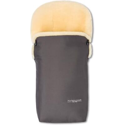 Hofbrucker Lambskin footmuff for stroller Putzi grau Hofbrucker Lambskin footmuff for stroller Putzi grau