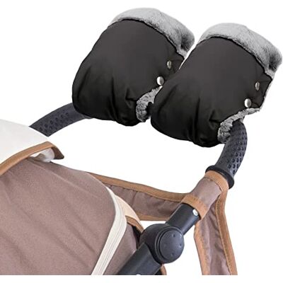 WenYa Pram Gloves, Stroller Fleece Pram Hand Warmer, Waterproof, Windproof Universal Warm Hand Muff Anti-Freeze Extra Thick Handmuff for Hand Warm Quick Baby Care Fits Most Pushchair Easy Installation WenYa Pram Gloves, Stroller Fleece Pram Hand Warmer, Waterproof, Windproof Universal Warm Hand Muff Anti-Freeze Extra Thick Handmuff for Hand Warm Quick Baby Care Fits Most Pushchair Easy Installation
